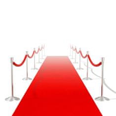 Greatstore Červený koberec 1 x 10 m, extra těžký 400 g/m2