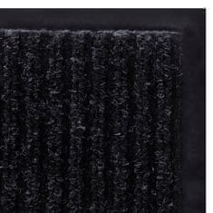 Greatstore Černá PVC rohožka 120 x 180 cm