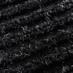 Greatstore Černá PVC rohožka 120 x 180 cm