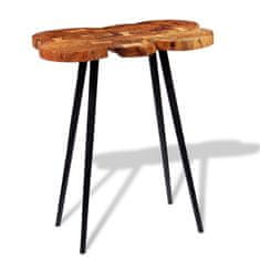 Vidaxl Barový stůl ze špalku masivního akáciového dřeva 90x60x110cm