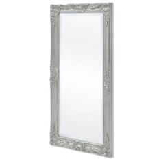 Petromila Nástěnné zrcadlo barokní styl 100 x 50 cm stříbrné