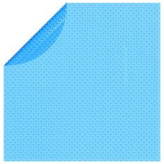 Vidaxl Kulatá modrá bazénová plachta z polyetylenu 488 cm