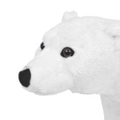 Vidaxl Stojící plyšová hračka, lední medvěd, bílý, XXL