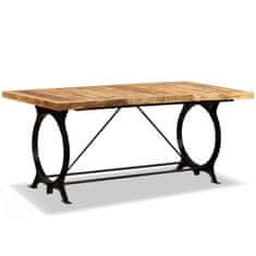 Vidaxl Jídelní stůl z hrubého masivního mangovníkového dřeva 180 cm