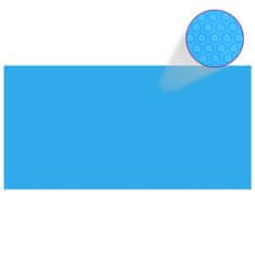 Vidaxl Kryt na bazén modrý 975 x 488 cm PE