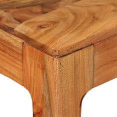Greatstore Jídelní stůl z masivního dřeva 118 x 60 x 76 cm