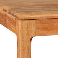 Greatstore Jídelní stůl z masivního dřeva 118 x 60 x 76 cm