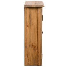 Greatstore Koupelnová nástěnná skříňka recyklované borové dřevo 42x23x70