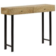 shumee Konzolový stolek z masivního mangovníku 102 x 30 x 79 cm