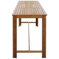 Greatstore Barový stůl z masivního akáciového dřeva 120 x 60 x 105 cm