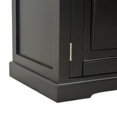 Greatstore TV stolek černý 120 x 30 x 40 cm dřevo