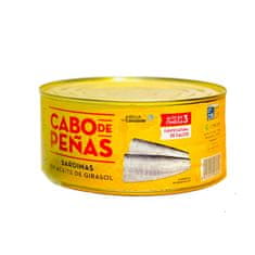 Connorsa Španělské sardinky ve slunečnicovém oleji "Sardinhas em Ileo de Girassol" 1kg Connorsa