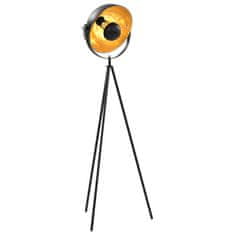 Vidaxl Stojací lampa E27 černo-zlatá 31 cm