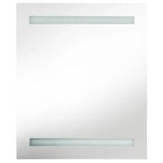 Petromila LED koupelnová skříňka se zrcadlem 50 x 13,5 x 60 cm
