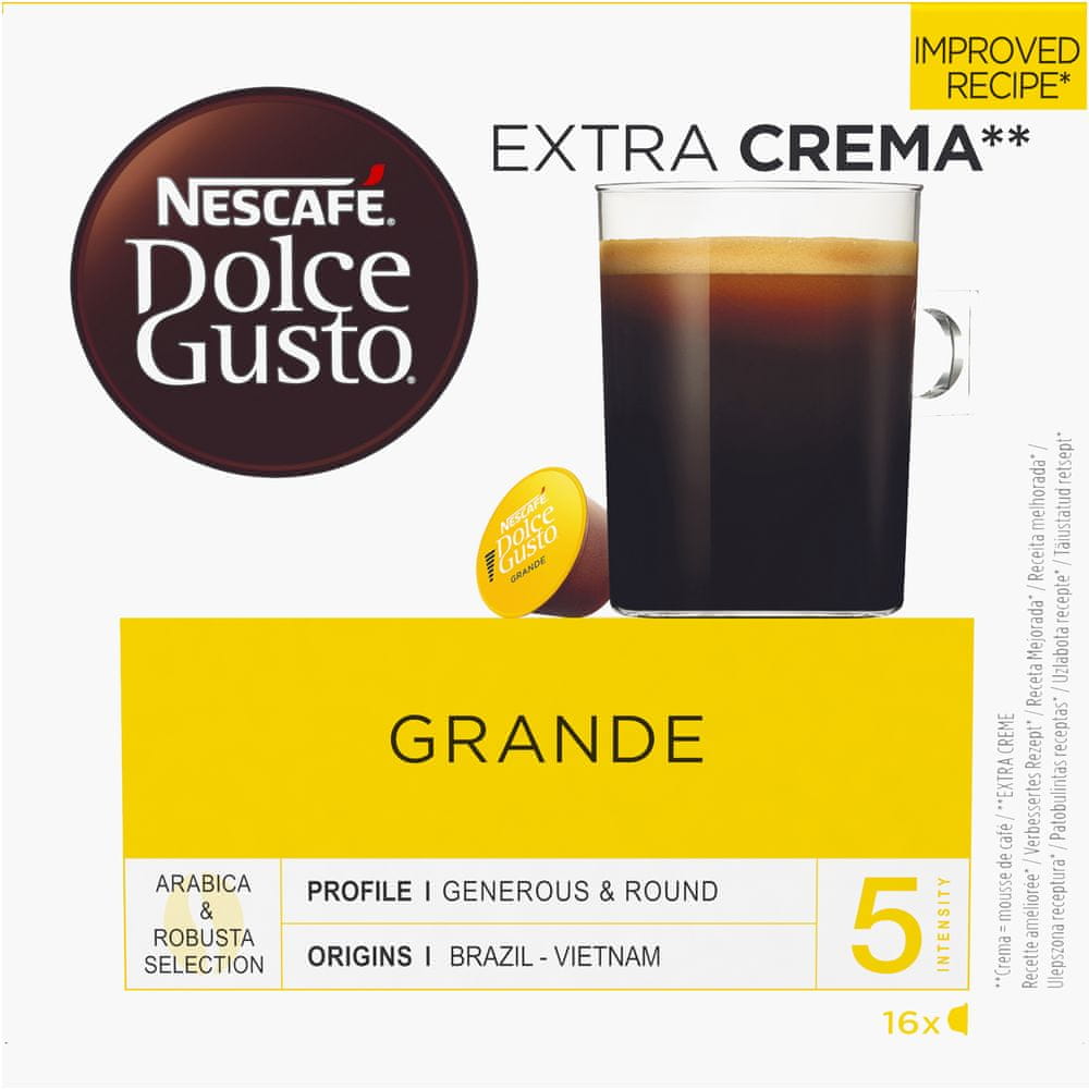NESCAFÉ Dolce Gusto Grande – kávové kapsle – 16 kapslí v balení