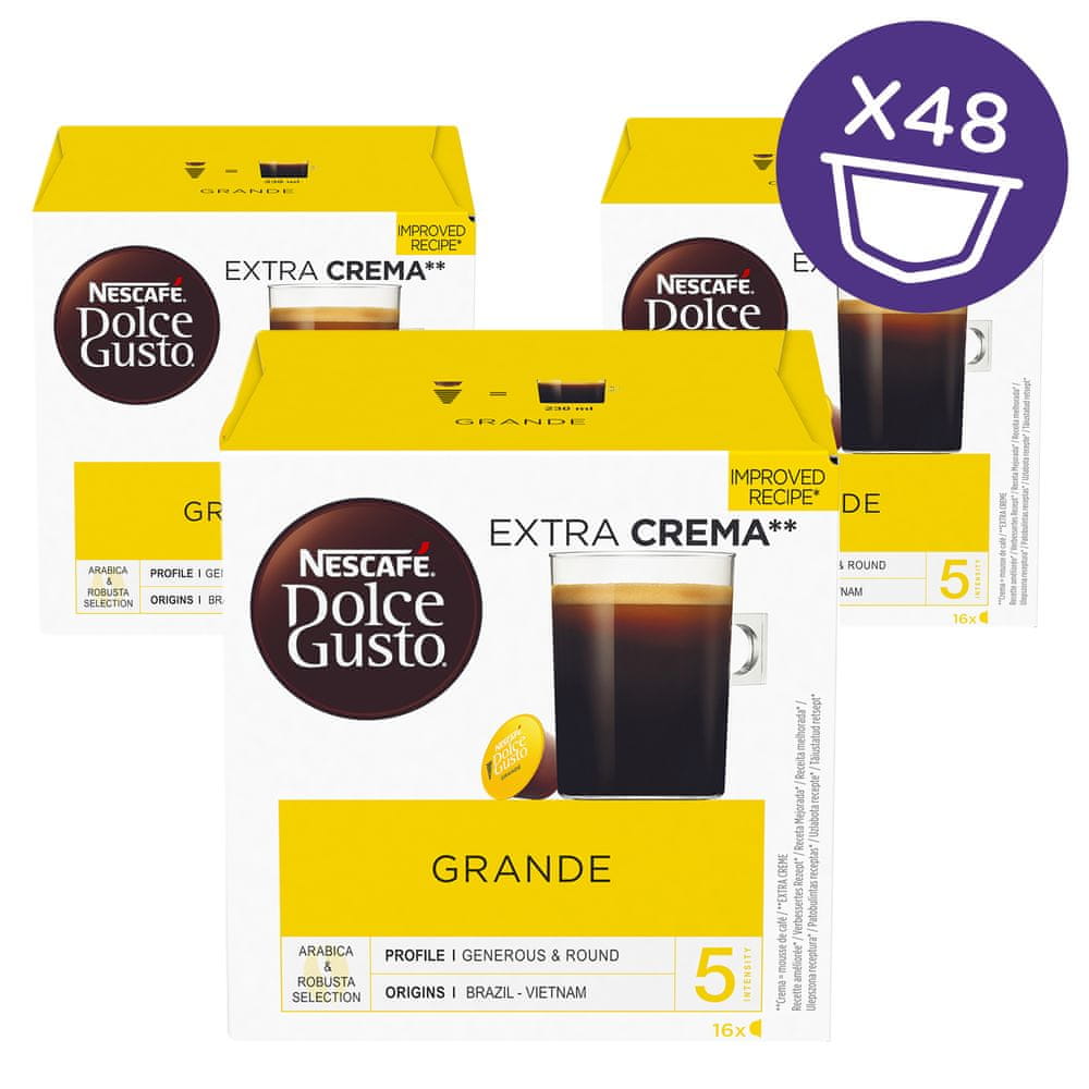 Levně NESCAFÉ Dolce Gusto Grande – kávové kapsle – 48 kapslí v balení