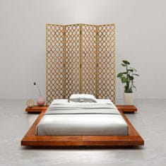 Greatstore Rám japonské futonové postele masivní akáciové dřevo 90x200 cm