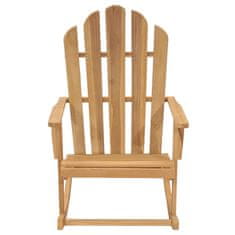 shumee Zahradní houpací židle Adirondack 2 ks masivní teakové dřevo