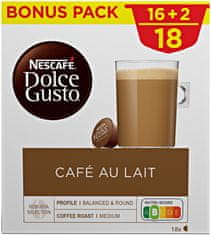 NESCAFÉ Dolce Gusto Café au Lait – kávové kapsle – 18 ks