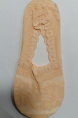 Gemini Vzorované ponožky - ťapky 011 béžová UNI