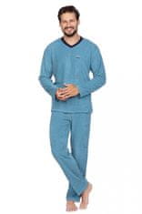Regina Pánské pyžamo Regina 592 dł/r M-XL modrá M