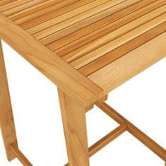 Greatstore Zahradní barový stůl 70 x 70 x 104 cm masivní akáciové dřevo