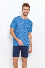 TARO Pánské pyžamo 2936 WILLIAM S-XL Modrá M