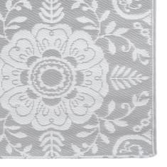 Greatstore Venkovní koberec světle šedý 190 x 290 cm PP