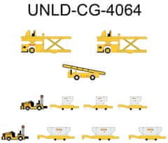 JC Wings Cargo Container Set (DHL), 1/400