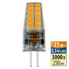 McLED LED žárovka G4, 12V, 2,3W, 3000K, CRI80, vyz. úhel 300°, ɸ use 360° 250lm, 210mA