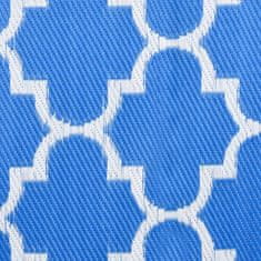 Greatstore Venkovní koberec modrý 190 x 290 cm PP