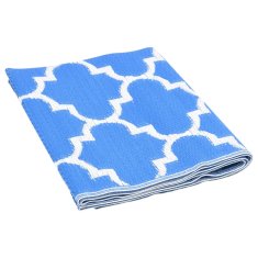 Greatstore Venkovní koberec modrý 190 x 290 cm PP