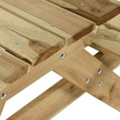 Petromila Piknikový stůl a lavice 220x122x72 cm impregnované borové dřevo