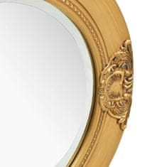 Vidaxl Nástěnné zrcadlo barokní styl 50 cm zlaté