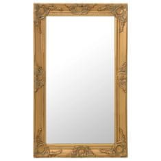 shumee vidaXL Barokní nástěnné zrcadlo 50x80 cm Zlaté