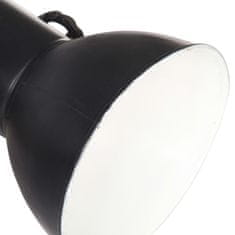 shumee Industriální nástěnné svítidlo černočerné 45 x 25 cm E27