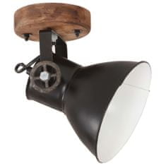 Vidaxl Industriální nástěnné/stropní lampy 2 ks černočerné 20x25cm E27