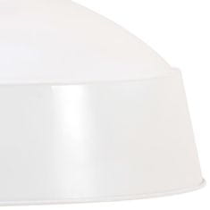 Greatstore Industriální závěsné svítidlo 58 cm bílé E27