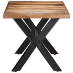 Greatstore Jídelní stůl 160 x 80 x 75 cm masivní dřevo sheeshamový vzhled