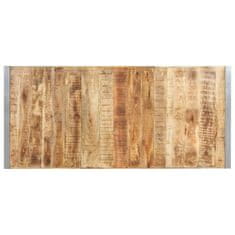shumee Jídelní stůl 220 x 100 x 75 cm masivní hrubé mangovníkové dřevo