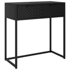 Vidaxl Konzolový stolek černý 72 x 35 x 75 cm ocel