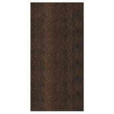 Greatstore Botník dřevotříska 92 x 30 x 67,5 cm kouřový dub