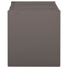 Greatstore Box na podušky šedý 86 x 40 x 42 cm 85 l