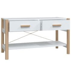 Greatstore TV stolek bílý 82 x 38 x 45 cm kompozitní dřevo