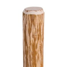 shumee Špičaté plotové sloupky 4 ks lískové dřevo 90 cm