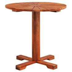 Vidaxl Bistro stolek 70 x 70 cm masivní akáciové dřevo