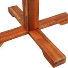 Greatstore Bistro stolek 70 x 70 cm masivní akáciové dřevo