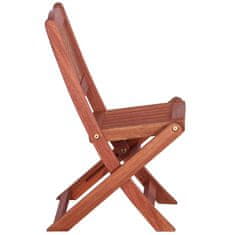 Greatstore Dětské jídelní židle 2 ks masivní eukalyptové dřevo