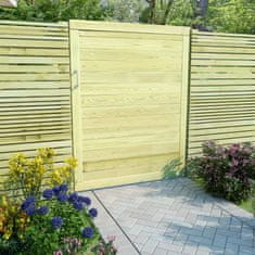 shumee VidaXL Zahradní brána Impregnované borovicové dřevo 125x100 cm
