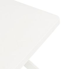 Vidaxl Bistro stolek bílý 70 x 70 x 72 cm plast